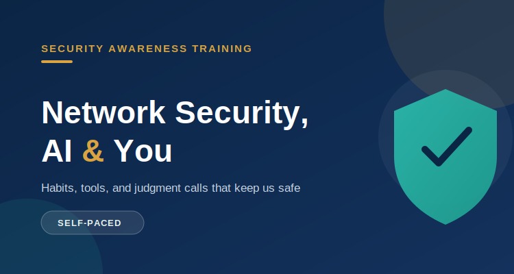 Network Security, AI & You  
